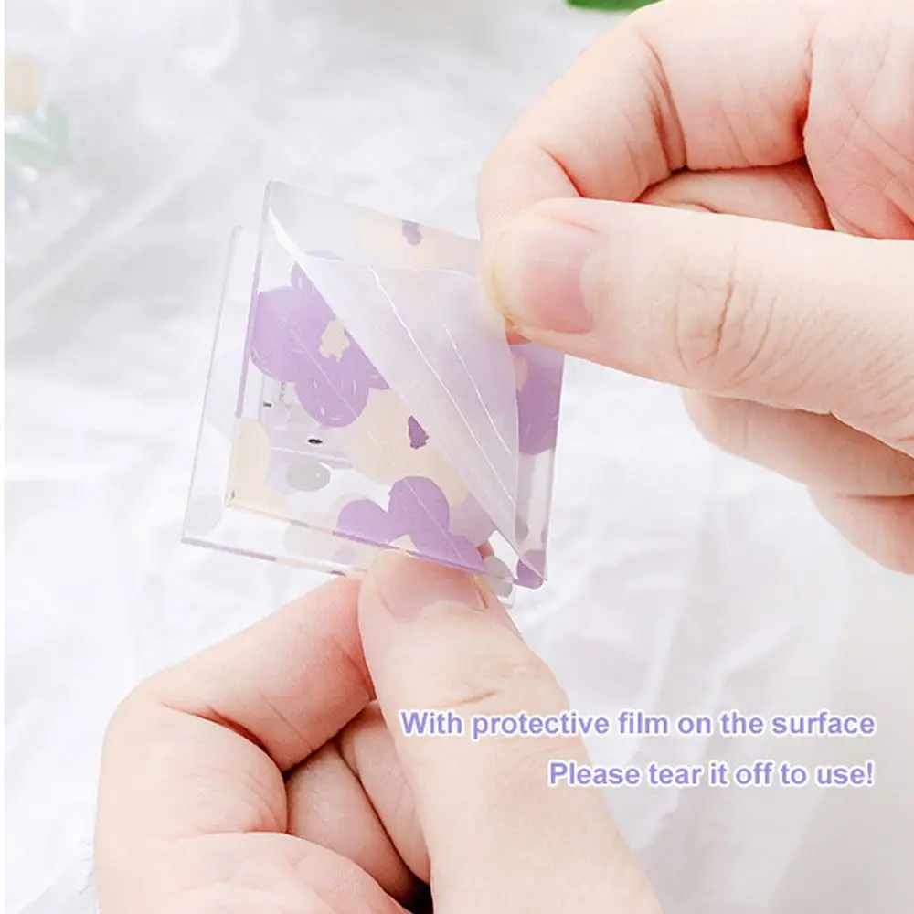 Cute Flowers School Supplies Page Holder Student Stationery Index Clamp Securing Clip Square Clip Documents Clip Memo Clip