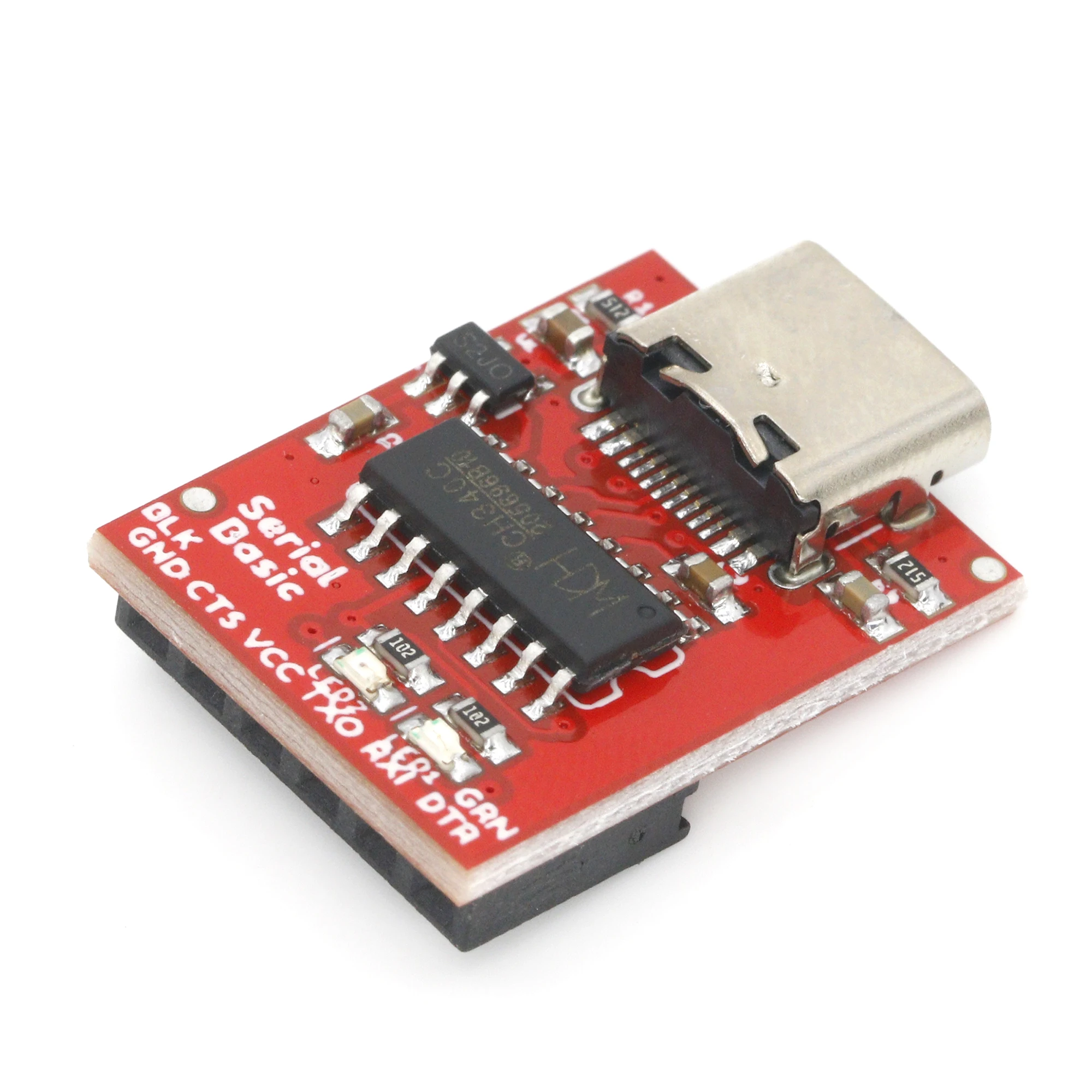 Type C to TTL Serial Port CH340C Module CH340 USB Bus Conversion Chip ISP Communicate Connector for STM32 Serial Port Download