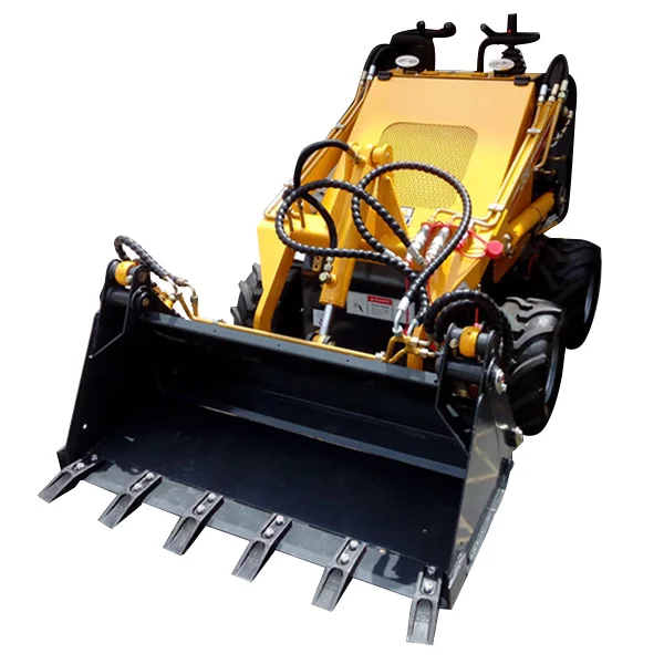 

China factory outlet farm construction compact small mini skid steer loader for sale