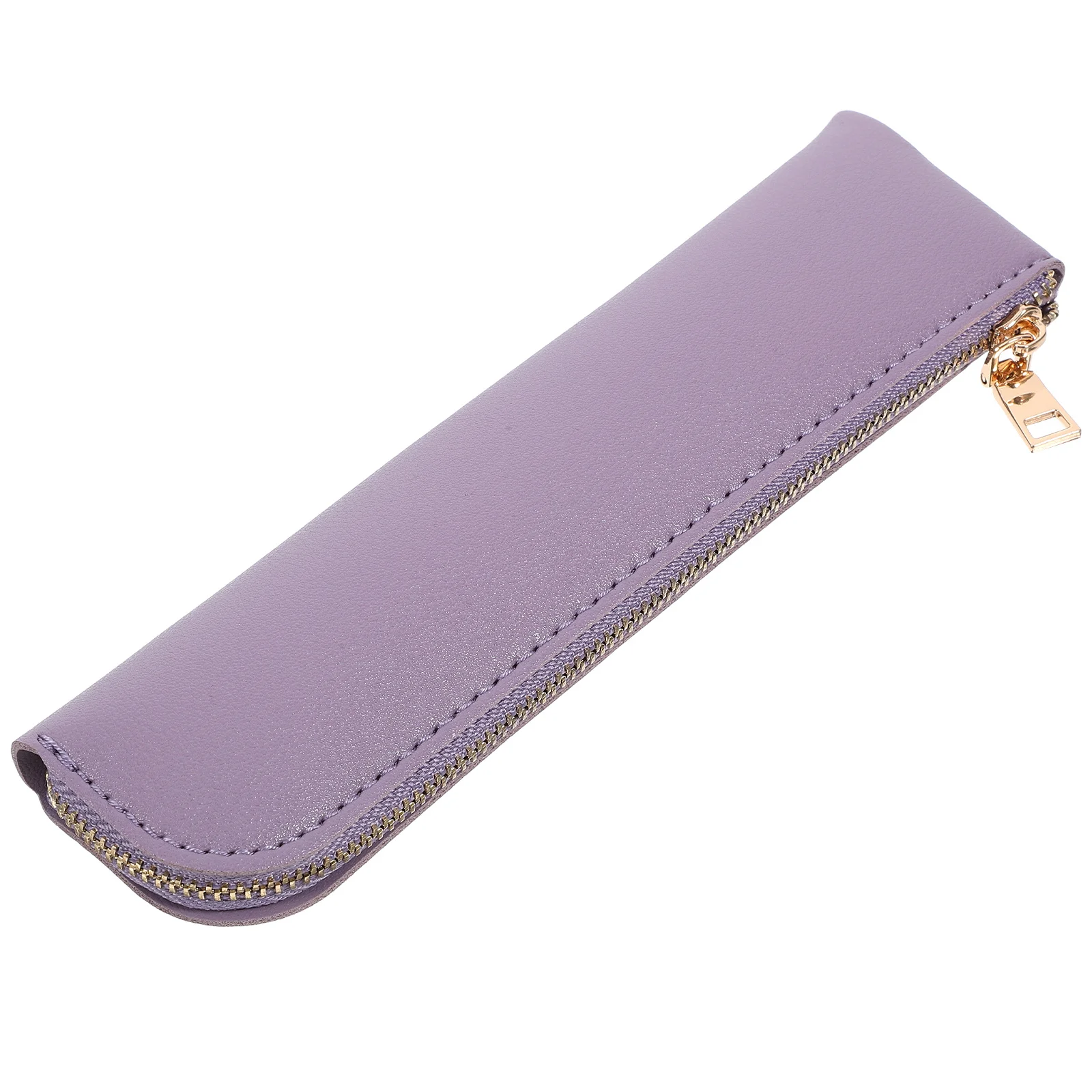 

Spacious Pencil Pouch with Zipper Vintage PU Stationery Case for School Office Multifunctional Pen Case for Adults and