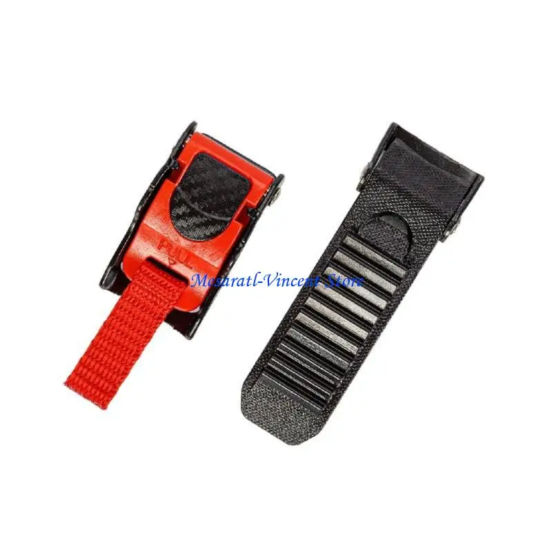A70F Secure ABS Helmets Lock Clip Position Adjustable Chin Strap Adapter Suitable for Various Headgears