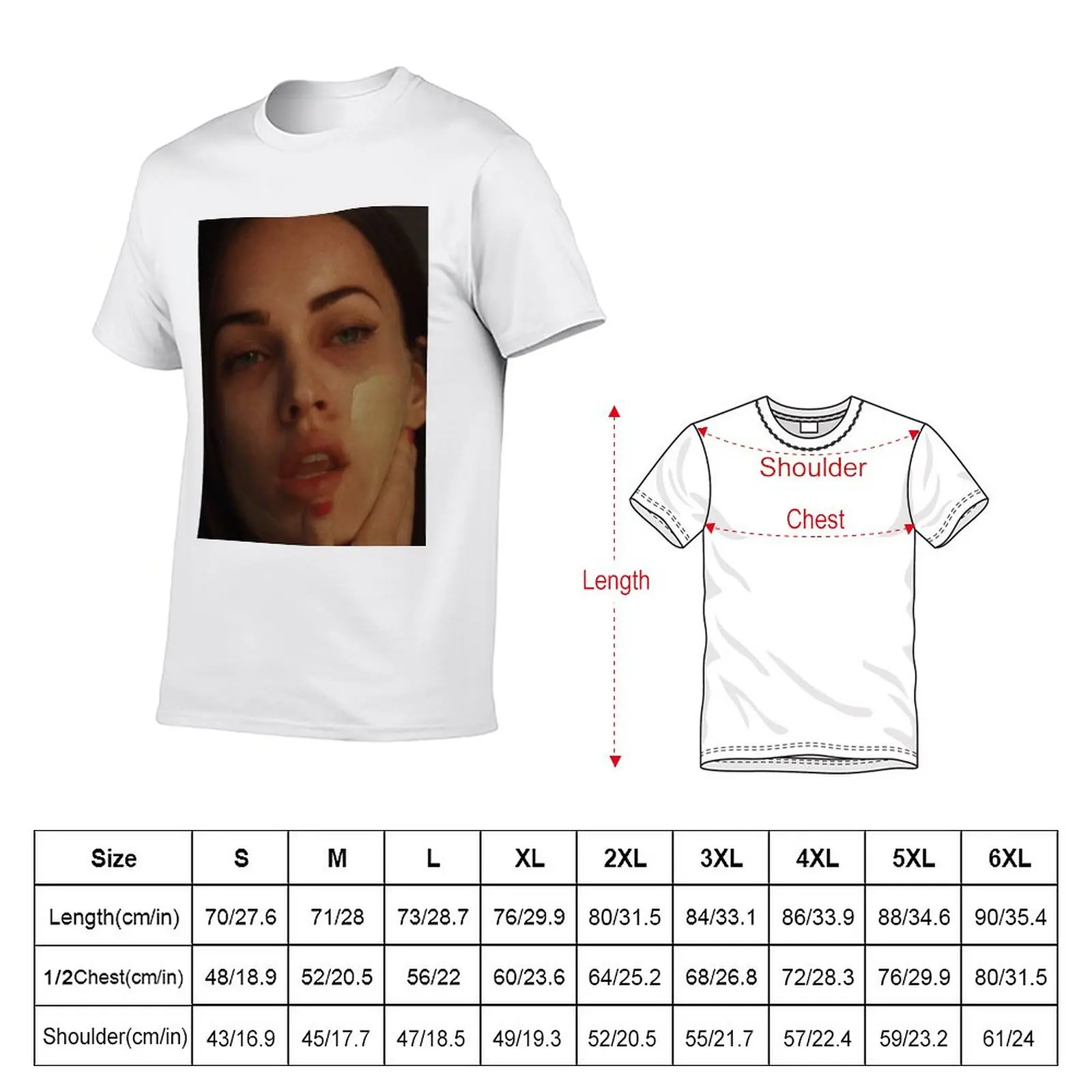 Megan Fox Jennifers Body T-Shirt Tee shirt t-shirts man custom t shirt black t shirts heavyweight t shirts for men