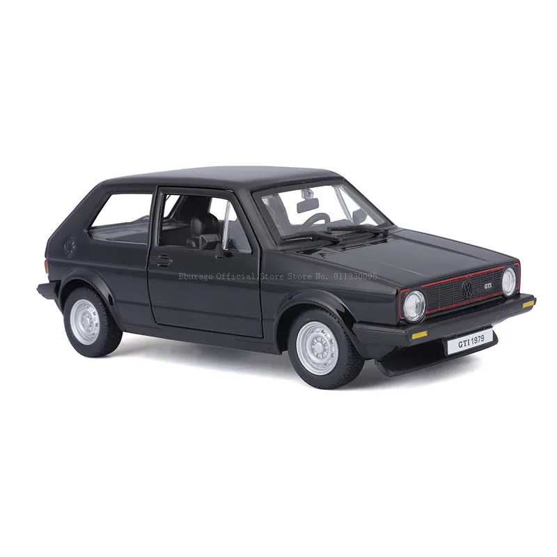 Bburago 1:24 Volkswagen Golf MK1 GTI 1979 Alloy Classic Car Model Die Cast Toy Collectible Gift