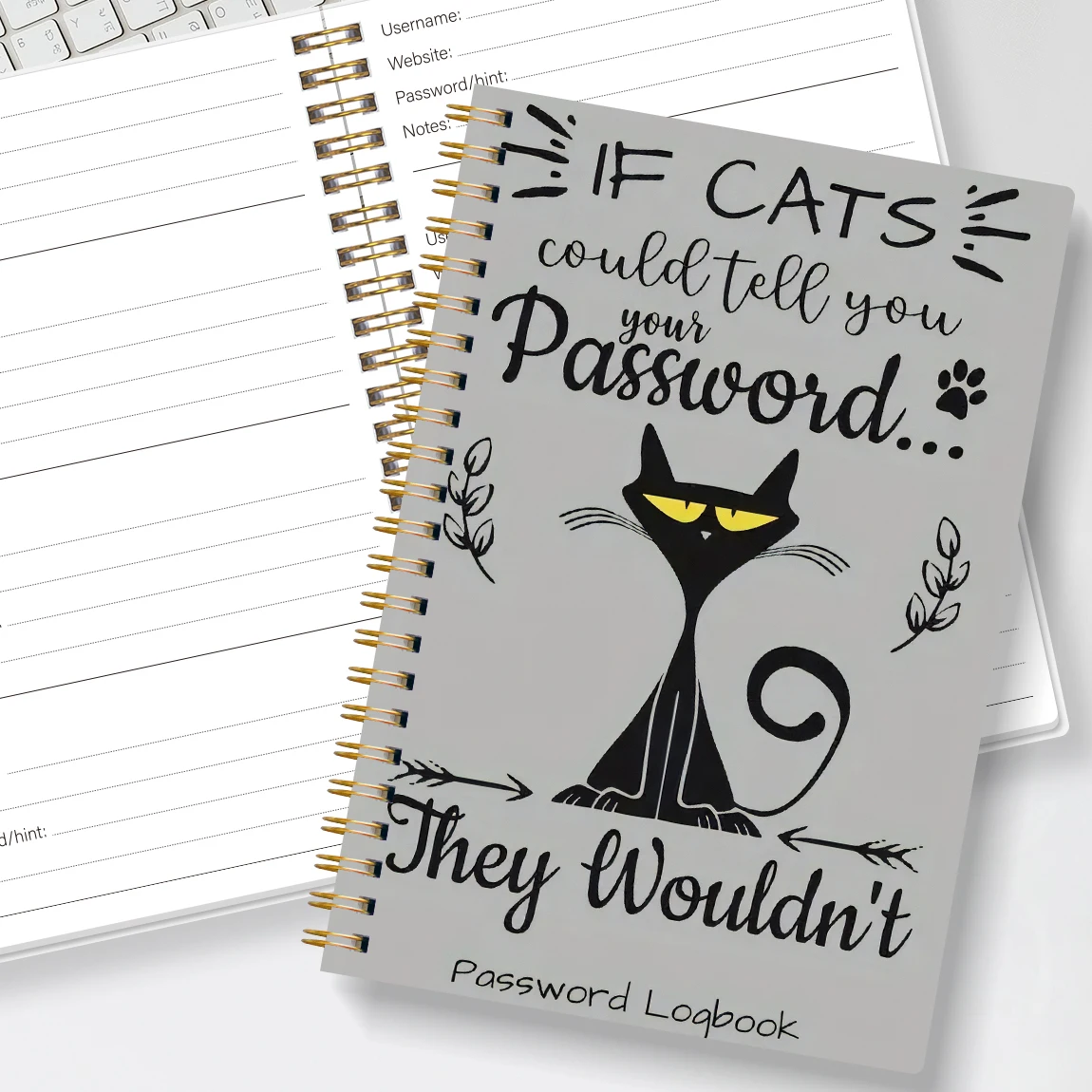 

Книга паролей формата А5, органайзер для онлайн-учеходов и веб-сайта, отделение для заметок, идеальный журнал с паролем для управления безопасной безопасности