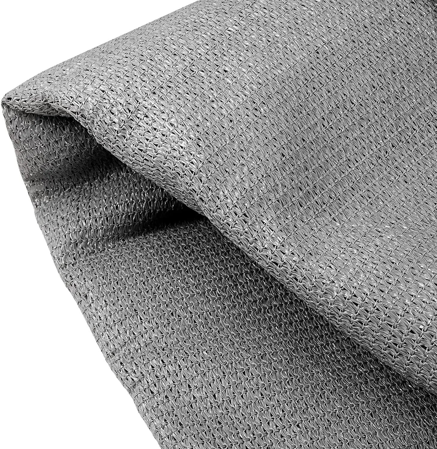Grau Zaun Privatsphäre Screen Windschutz-Heavy Duty Fechten Mesh Schatten Net Abdeckung für Wand Garten Hof Hinterhof-Zip krawatten Enthalten – Detail 5