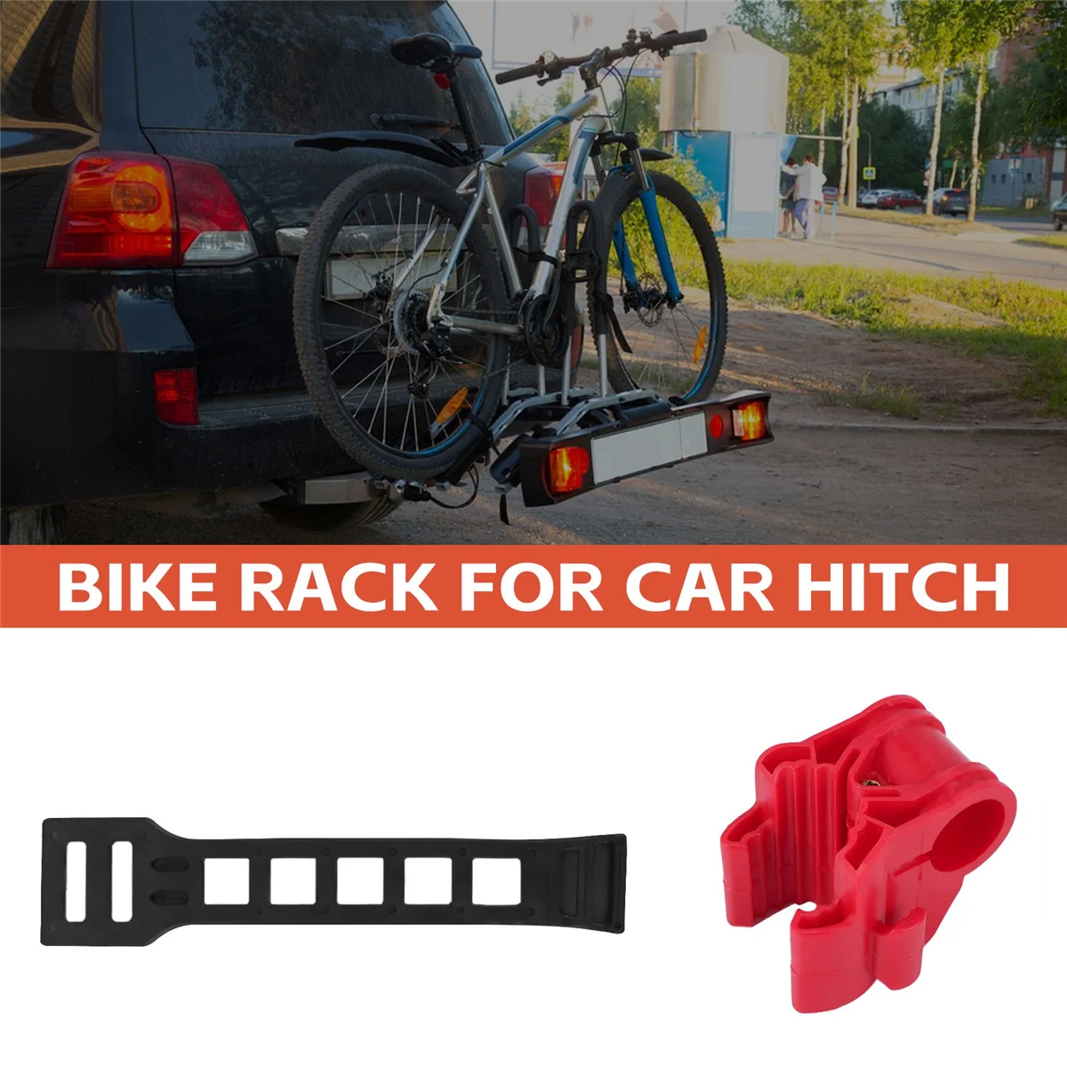 6Pcs/Set Car Bicycle Stand SUV Vehicle Trunk Mount Bike Rack Hitch Stand Storage Carrier Spare Hooks with Racks,Model B