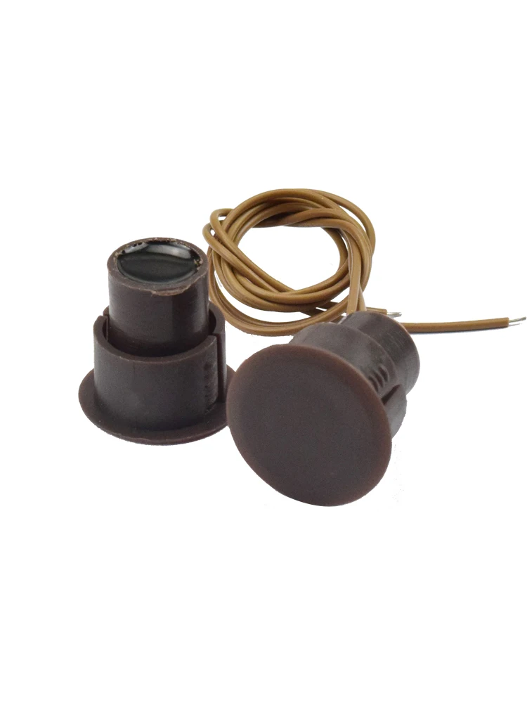 Wired Door Magnetic Switch Alarm Door and Window Sensor Embedded Magnetic Contact Safety Reed Switch Household Safety Alarm