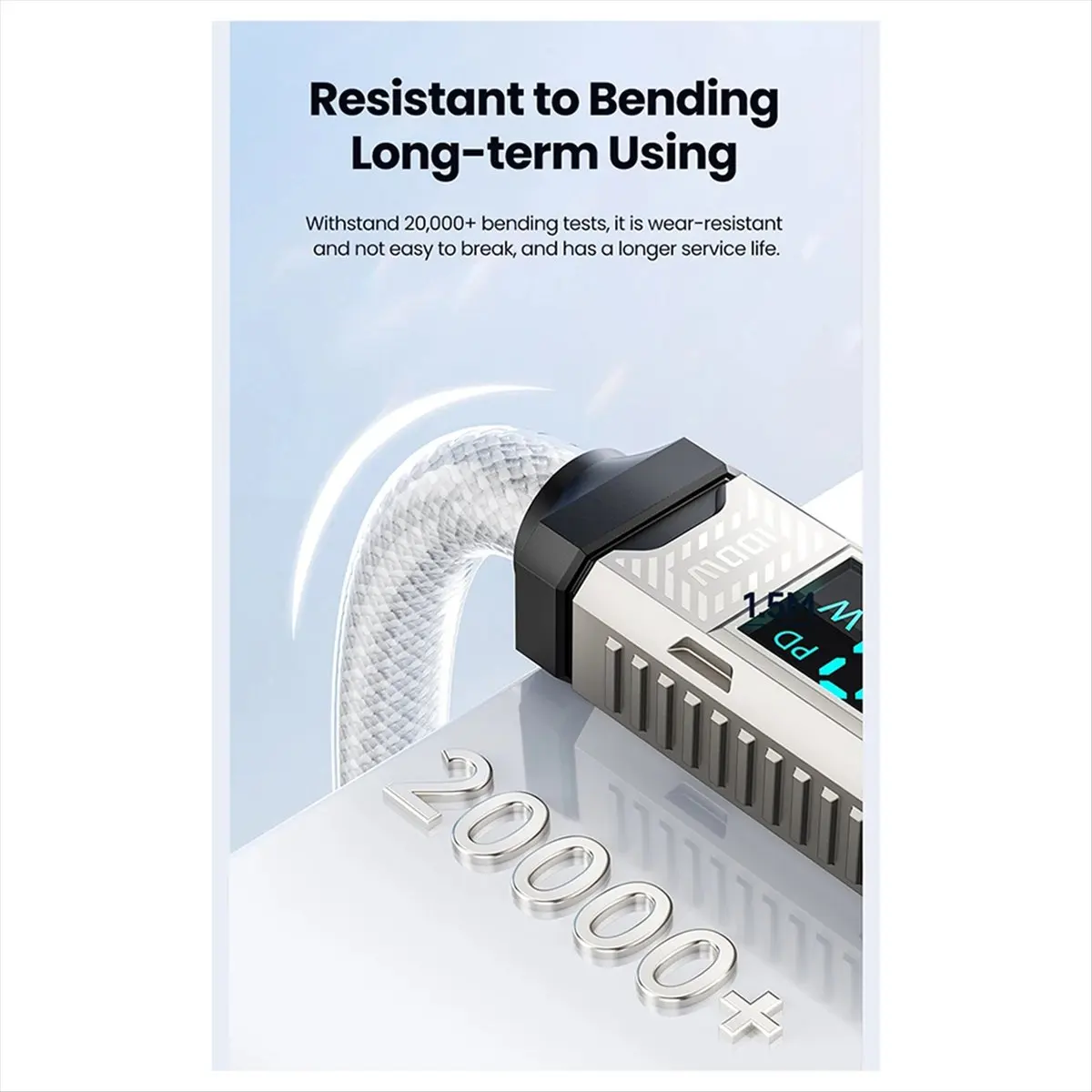 【ELEVATE LIFE】2m Type C to Type C Cable 100W Display Mechanical Data Cable Fast Charging USB C to USB C Cable for for B