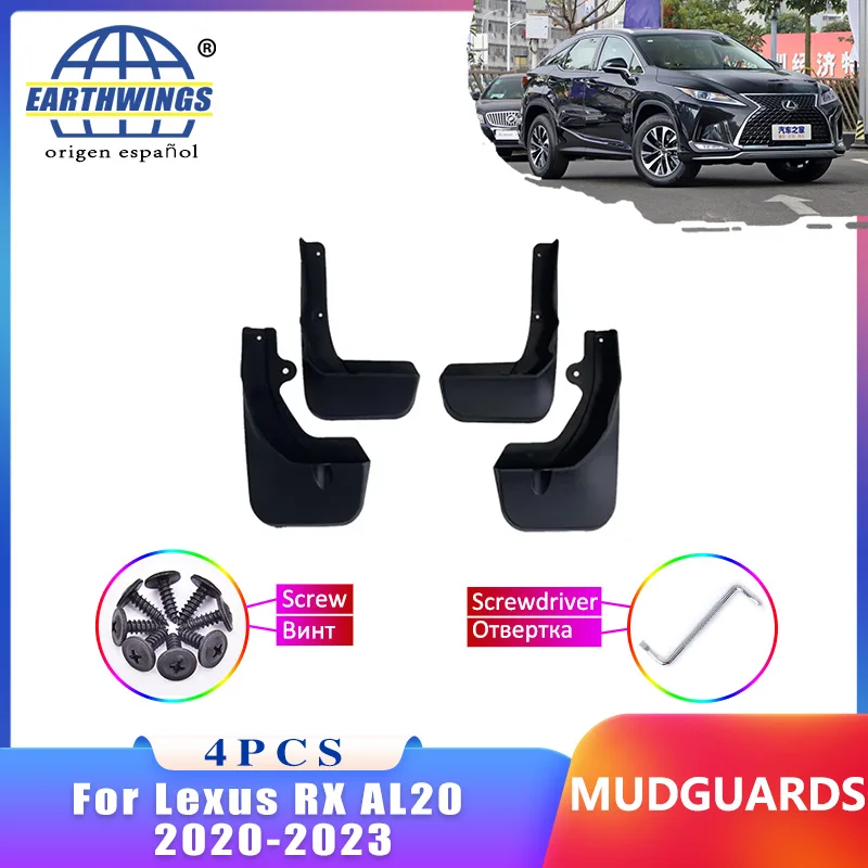 

4x Mudflap For Lexus RX 450h AL20 2020-2023 Mudguard Toyota Harrier Front Rear Fender Car Styling Accessorie Upgrade Version Set