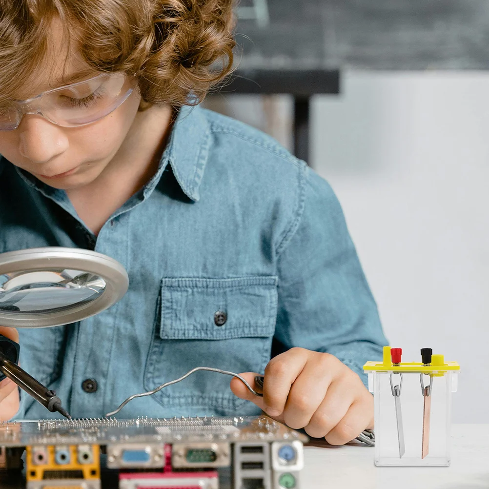 مجموعتان من أدوات تجربة الفيزياء لصندوق المياه المالحة، مشروع علوم الكهرباء للخلية الأساسية للأطفال #2