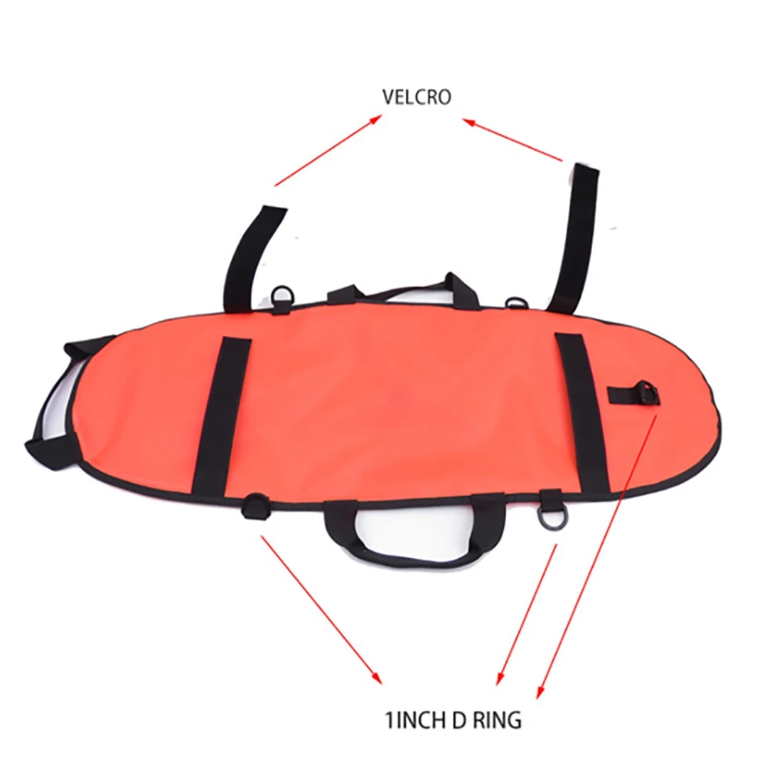 

AZ-Spearfishing Inflation Torpedo Buoy Scuba Diving Signal Float Ball With Flag 25 Meters Of Rope Reflective Stripe Flag