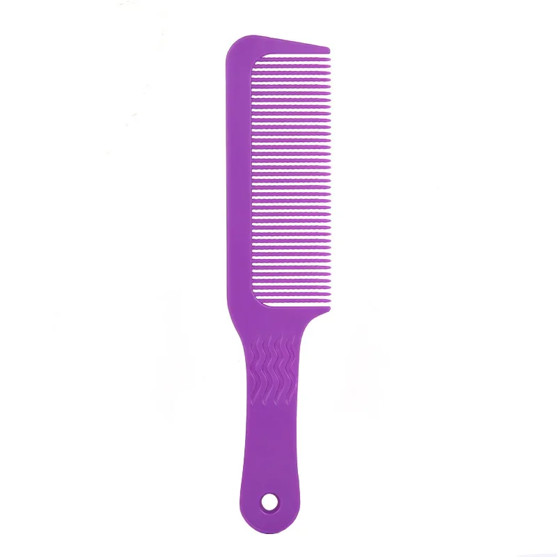 Professionelle Salon Barber Haar Clipper Zubehör Flach Kopf Cut Kamm Anti-statische Haar Styling Breite Zahn Männer Geschnitten Haar pinsel 1pc