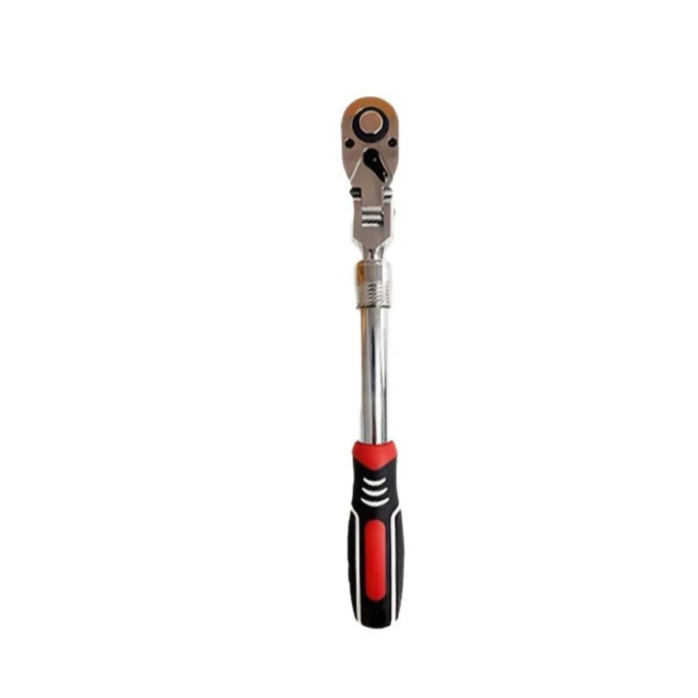 Two-way Socket Telescoping Wrench Garage Maintenance Reversible Head Compact Design Carry-friendly Multi-drive Compatibility