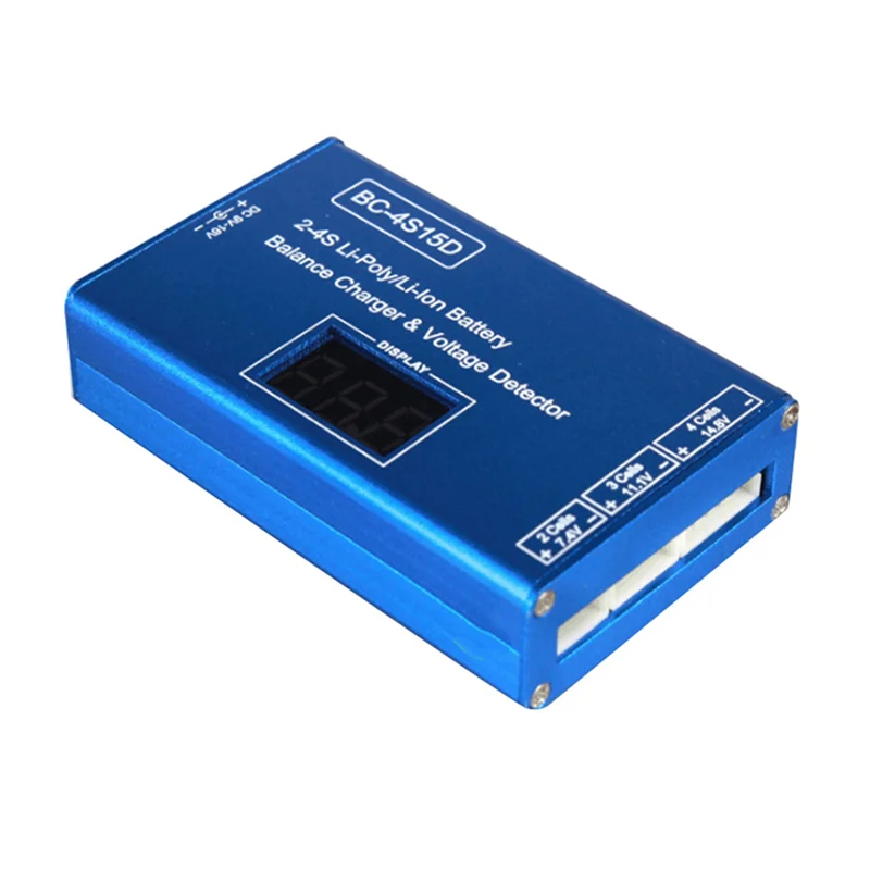 【รายการใหม่】2X BC-4S15Dแบตเตอรี่Lipo Li-Balance Chargerเครื่องตรวจจับแรงดันไฟฟ้าจอแสดงผลLCDดิจิตอลBalance ChargerสําหรับRCแบตเตอรี่