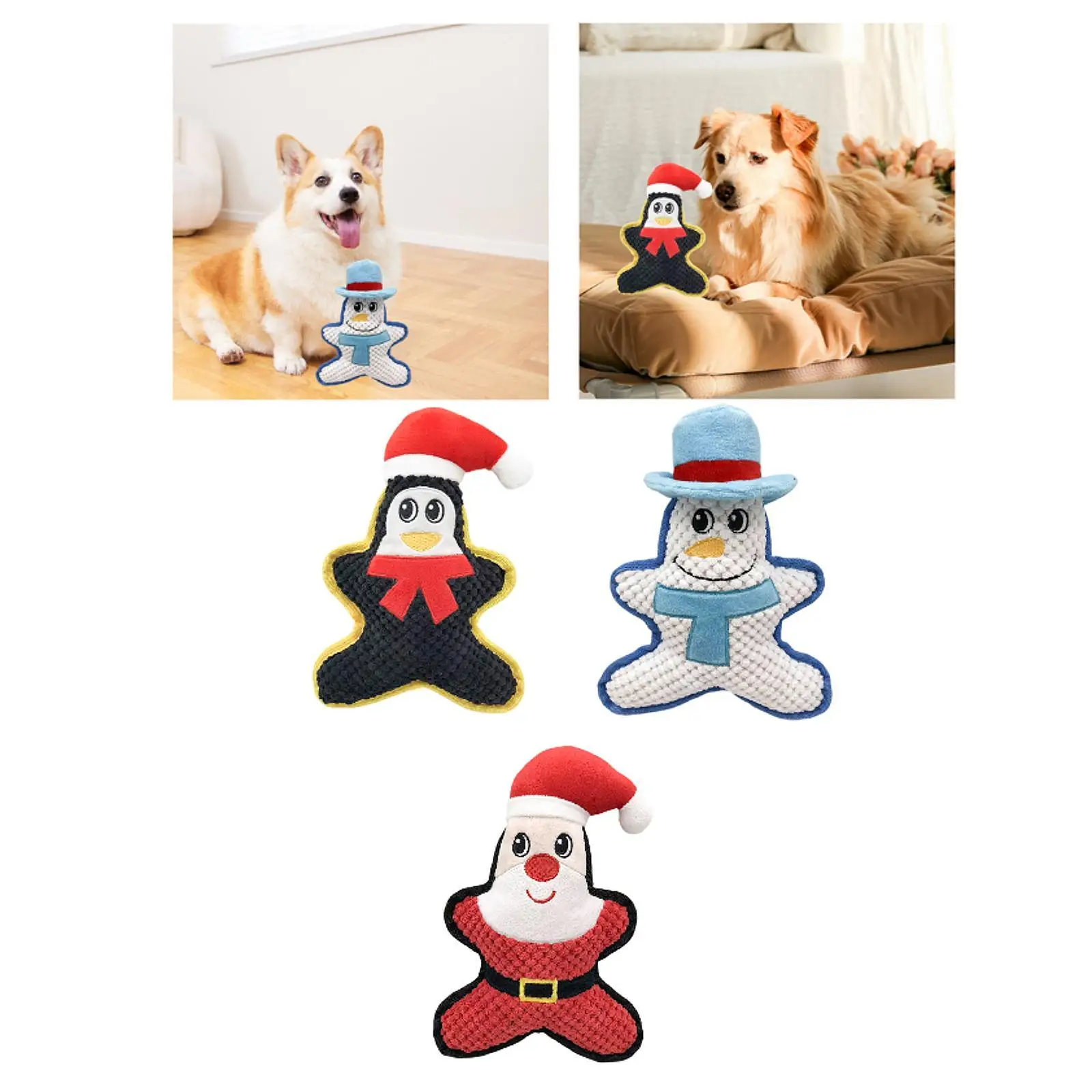 Giocattolo stridulo per cani Giocattoli morbidi per cuccioli Squeaker Mantenere l'occuparti carino per cuccioli