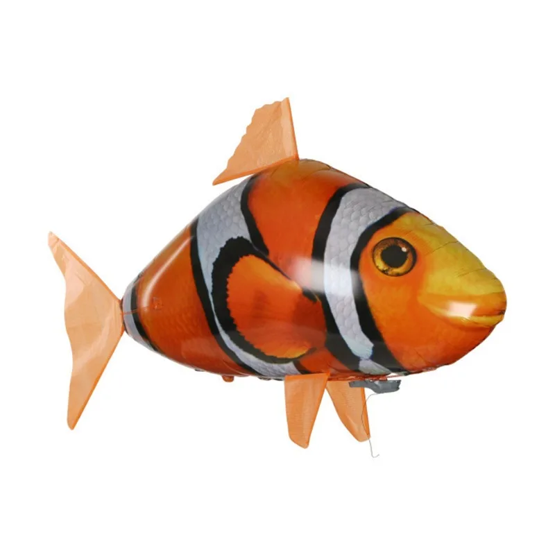 Kreative Luft Aufblasbare Fernbedienung Fliegende Fische Hai Clownfisch Elektrische Fliegende Fische Party Dekoration RC Tier Spielzeug Kinder Geschenk