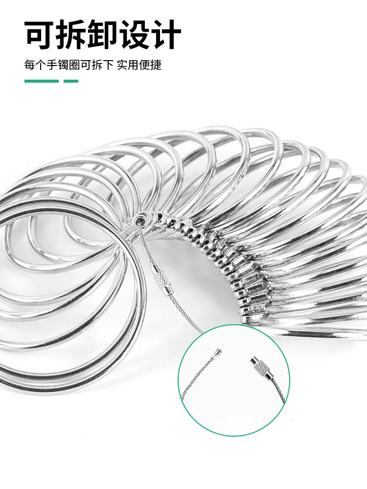 Armband- und Ringmessgerät, Größenprüfung, Nummerierung, Meter – Detail 4