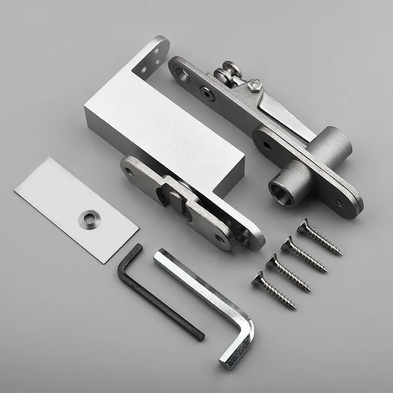 Stainless steel  door shaft,Invisible hinges, auto closed, with buffer function,strong and sturdy,self close pivot adjustable