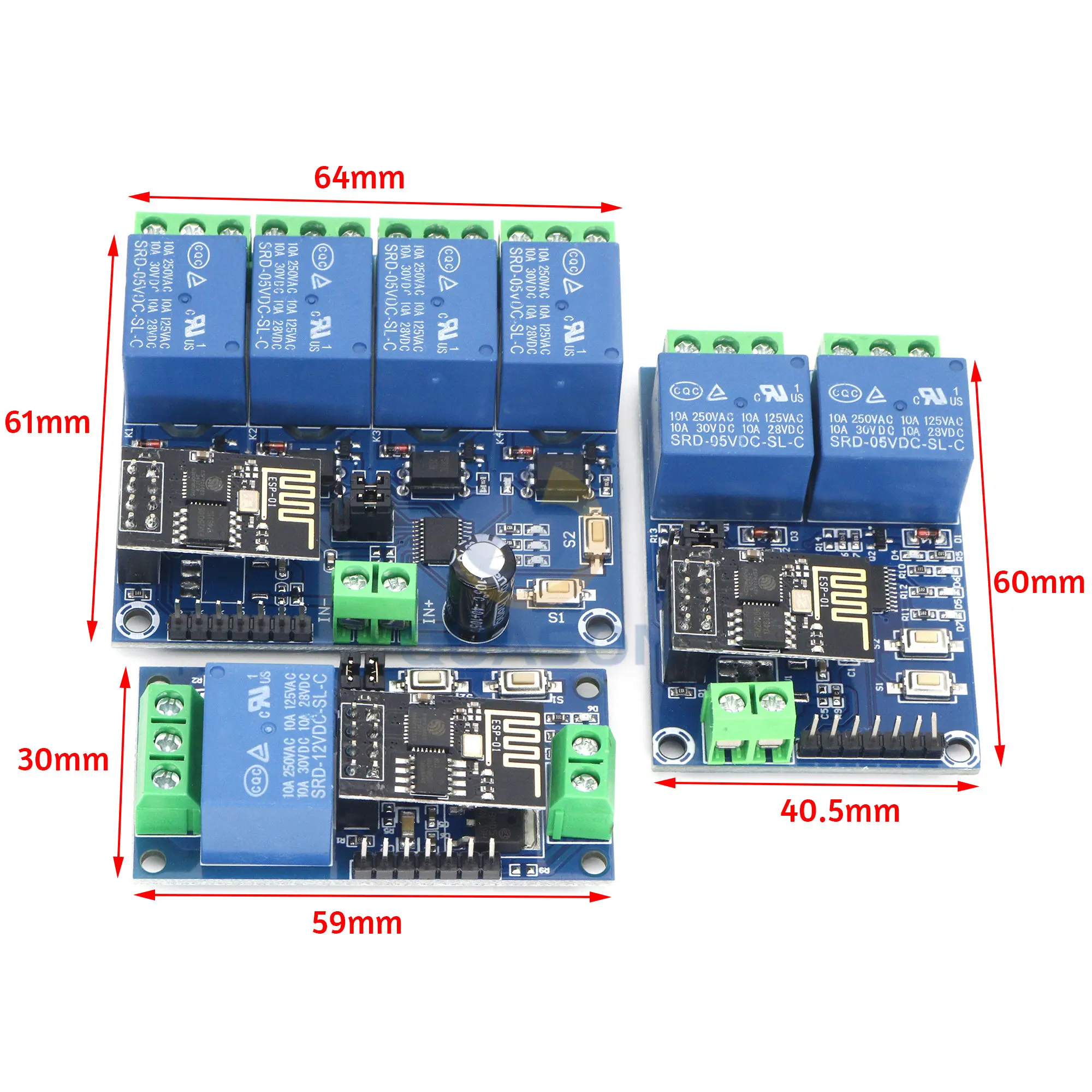 ESP8266 ESP-01 5V 12V 1 2 4 Way WiFi Relay Module Things Smart Home Remote Control Switch ESP01 WIFI Wireless Module Phone APP