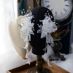 wedding styling pair hair clip accessories for the bride wedding hairpin headwear