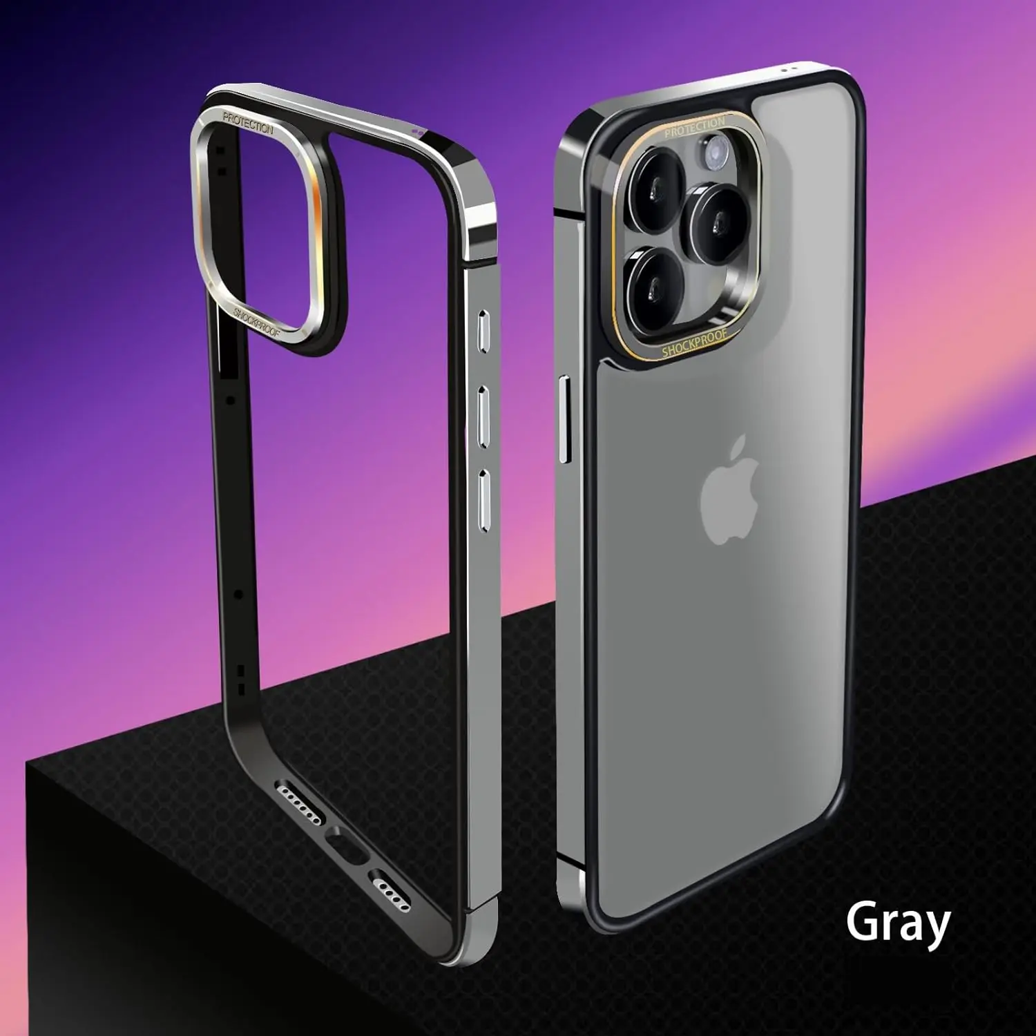 حافظة هاتف فاخرة من الفولاذ المقاوم للصدأ غطاء إطاري أصلي ملحقات آيفون 15 برو ماكس بلس 15 برو 15 بلس #6