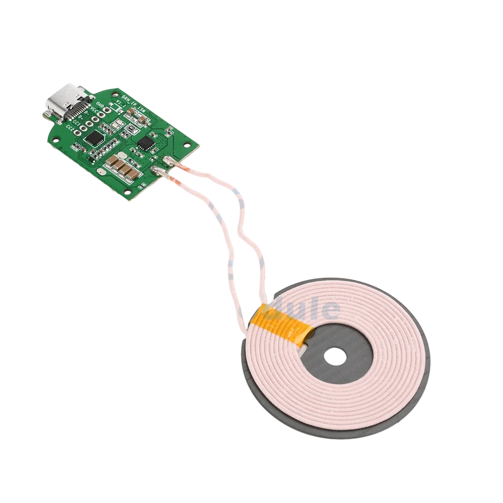 15W High Power Wireless Charging Transmitter Universal Module DC5V/9V/12V Input Type-C Interface