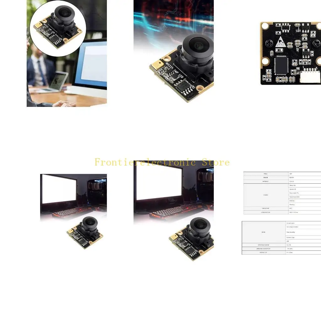 

G8DB IMX335 5-мегапиксельный USB-модуль камеры для видеозаписи. Повышенная чувствительность в условиях низкой освещенности.