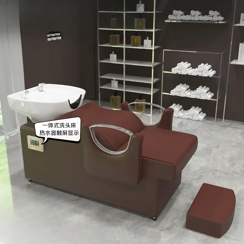 

Minimalism Style Shampoo Chairs Living Room Salon Chair Professional Wash Hair Single Sleeping Water Bed Hairdressing Cadeira