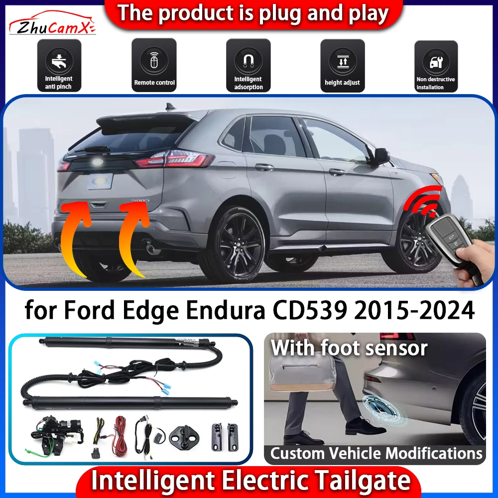

ZhuCamX Smart Powered Tailgate System for Ford Edge Endura CD539 2015-2024 Automatic Intelligent Electric Trunk Lift Control Kit