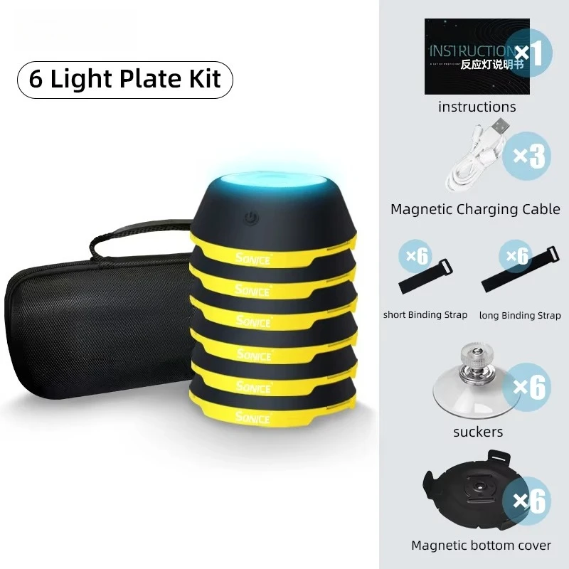 Trainings-Reaktionslicht für Basketball- und Tennistraining. Reaktions-Trainingslampe. Reaktionslampe für Geschwindigkeit und Beweglichkeit