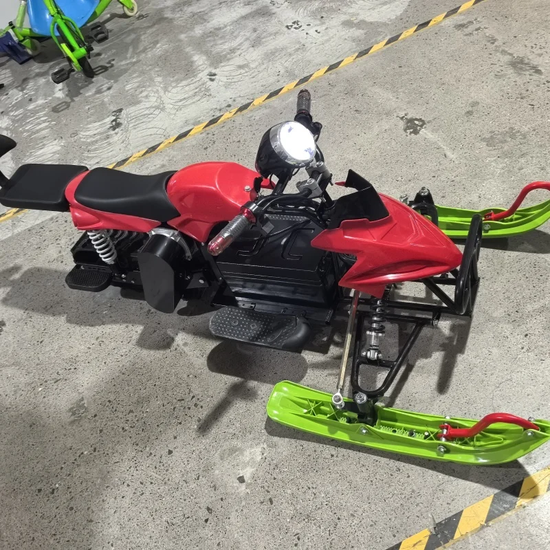 Electric Snowmobile Scooter Adult Horn Light Three Speed Options with Intriguing Snow Racing Electric Snow