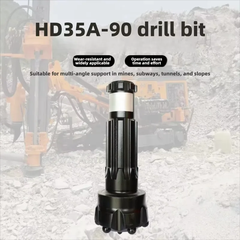 High Air Pressure 3 Inch DTH Bit 90mm Tungsten Carbide Button Bit For Engineering Mine Rock Drilling Durable Stable Reliable