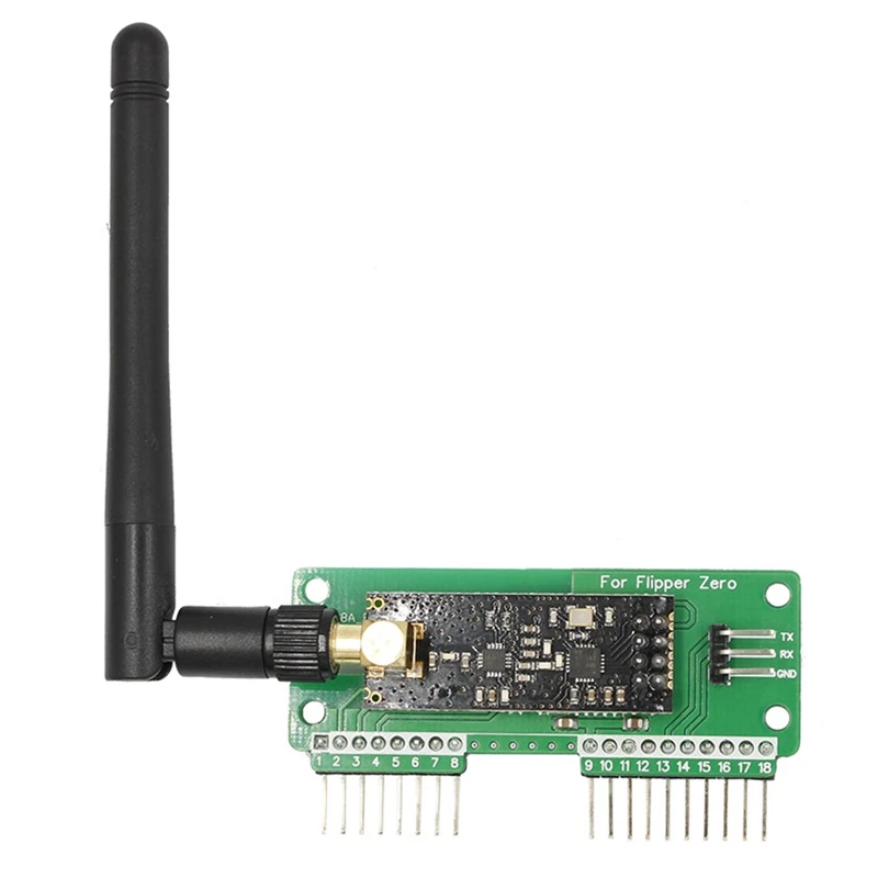 1 Piece NRF24 Module GPIO Module Green For Flipper Zero For Sniffer And Mouse Jacker