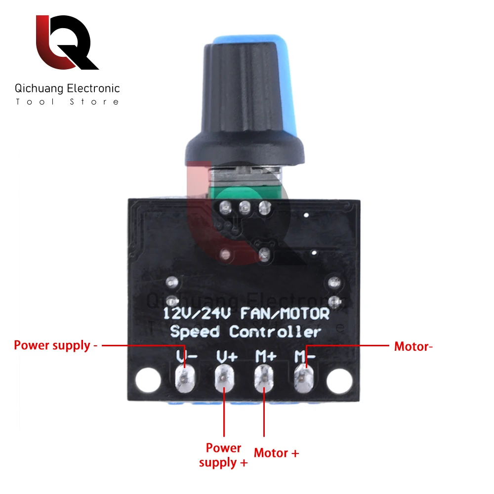 DC12V/24V 3.5A Spannungs regler PWM DC Motor drehzahl regler Gouverneur B10K Potentiometer Knopf Drehzahl regelung LED-Dimmer