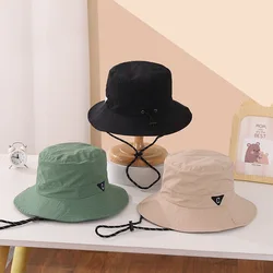 Nowe dziecięce kapelusze przeciwsłoneczne dla chłopców Dziewczynki Kreskówka Bucket Hat UV Cotton Summer Panama Girls Hat Bonnet Kids Toddler Children Fisherman Hat