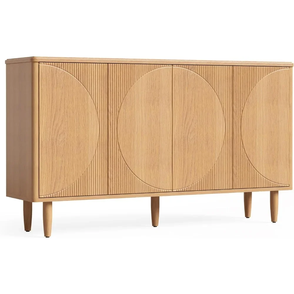 59-Inch Modern Buffet Cabinet Sideboard with Storage - Ideal for Living Room & Dining Room