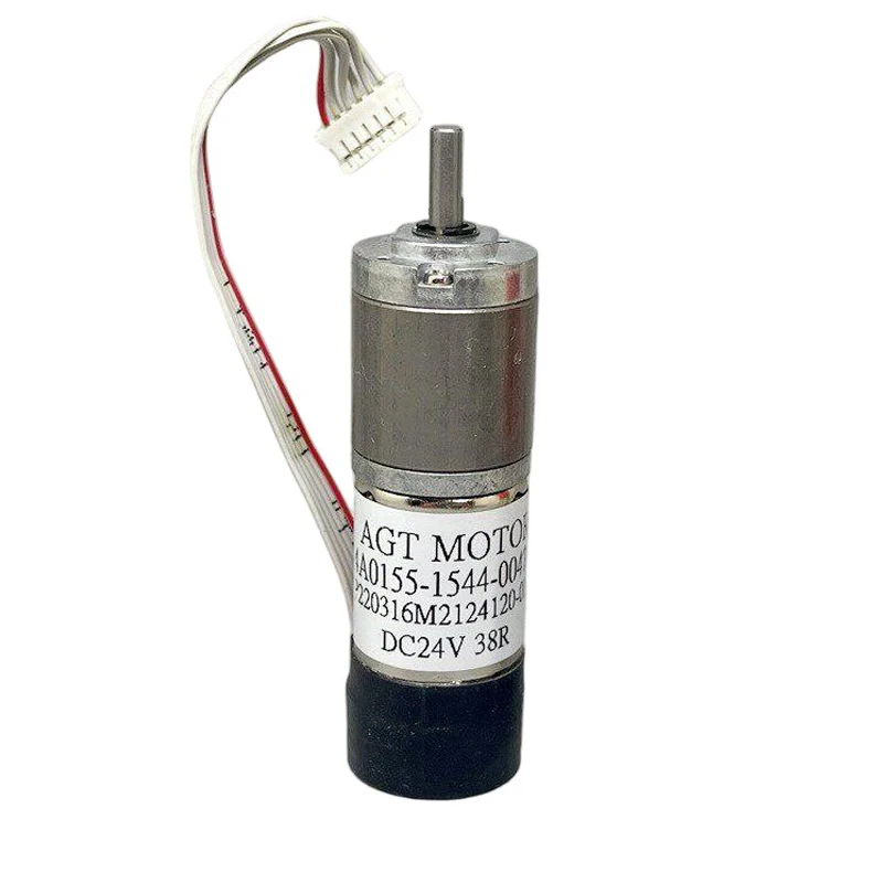 4-Stage Planetary Gear Motor with Hall Encoder DC 6V-24V 38RPM 1:324 High Torque Speed Measuring Gear Motor