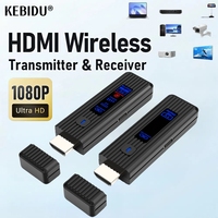 50M 1080P@60Hz HDMI Wireless Video Audio Transmitter Receiver Extender Wireless Display Adapter From PC to Projector & Monitor