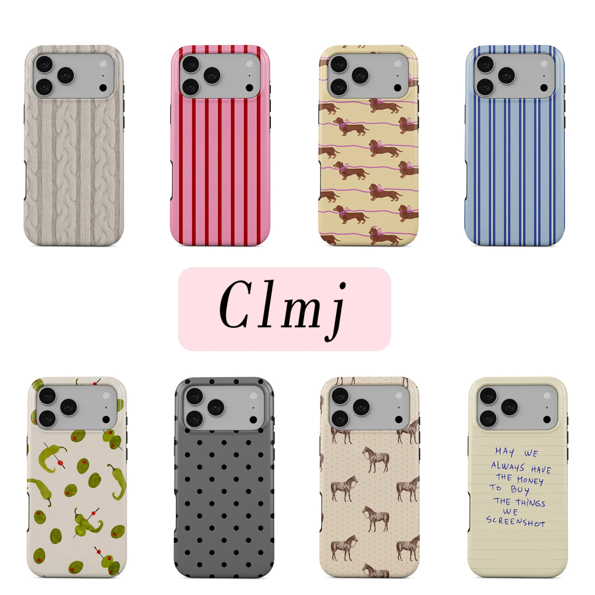 Phone Cases Burga - เคสโทรศัพท์ลายสัตว์น่ารักสุดหรู สำหรับ iPhone 17 17e 16e