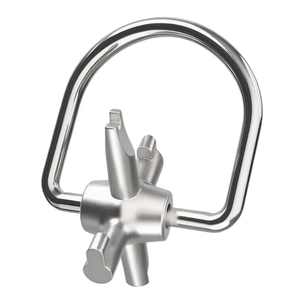 AC Valve Core Remover HVAC Locking Cap Key Ergonomic Grip Handle Compact Portable Design Lightweight Construction