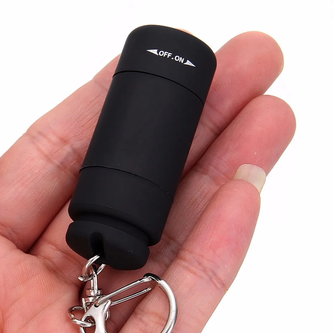 Imagem -05 - Led Usb Recarregável Mini Torch Light Chaveiro Lanternas de Bolso Lâmpada Impermeável ao ar Livre Caminhadas Camping Iluminação de Emergência