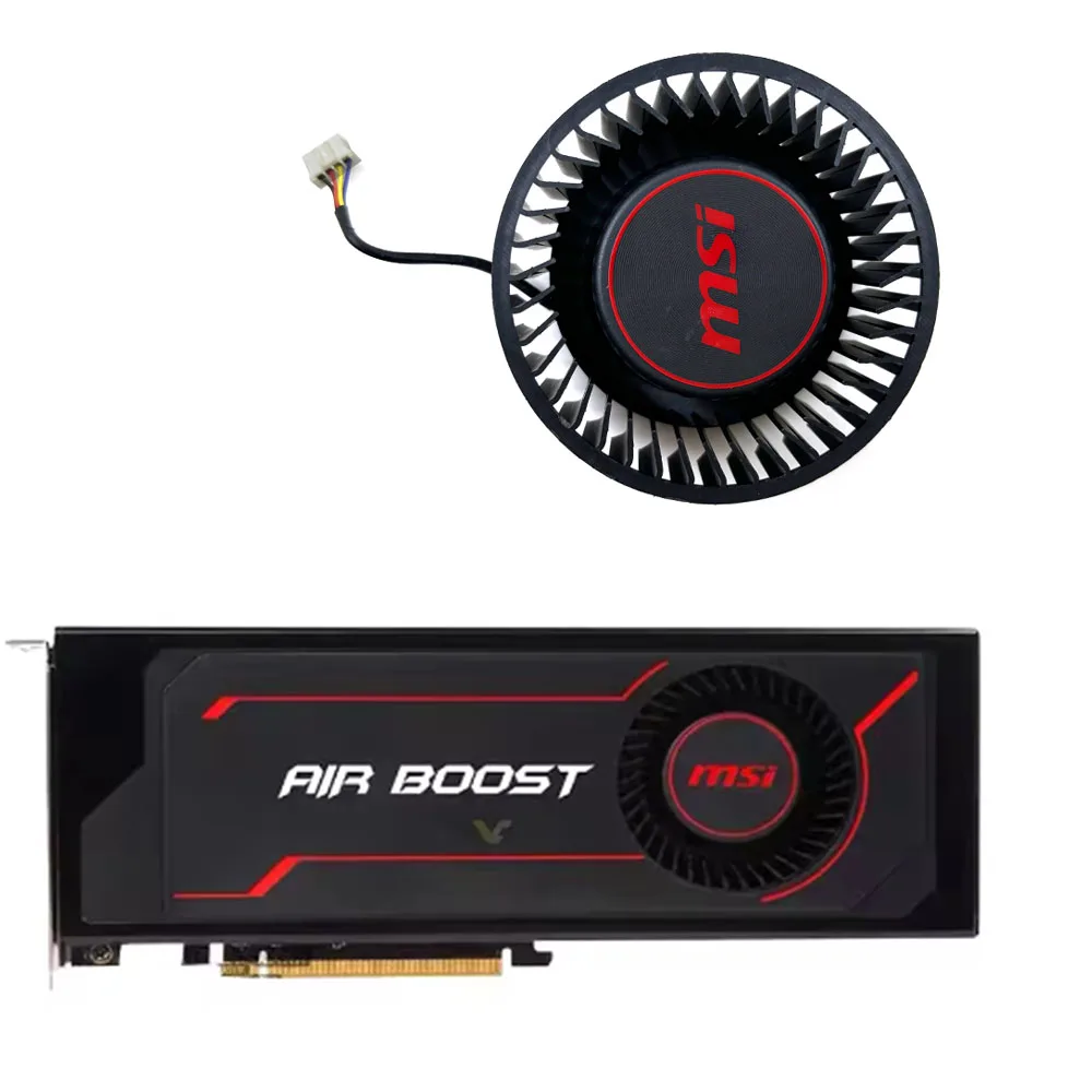 

NEW PLB07525B12HH 4PIN 12V VEGA56 for MSI RX Vega 56 64 Air Boost 8G OC public graphics card turbo cooling fan