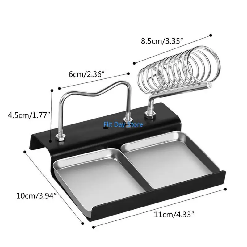 F92C Ổn định kim loại ổn định và đáng tin cậy Gian sắt hàn gấp đôi giá đỡ sắt để bảo trì và sửa chữa bảng mạch