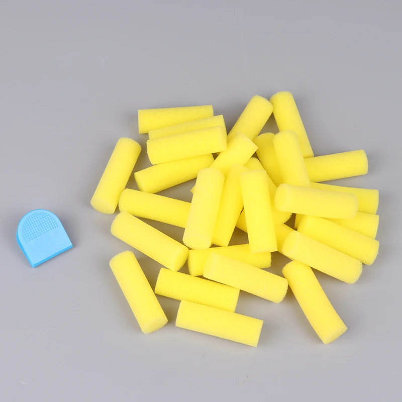 30 قطعة من فرشاة الغراء الإسفنجية لتنس الطاولة - أسطوانة مسح للغراء المائي، منظف المضرب اللطيف، أداة صيانة بينج بونج