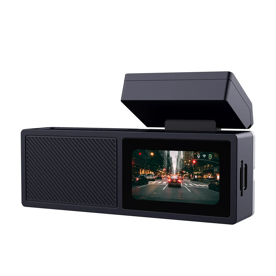 Auto Dvr K01 Model Met 2K Hd Rijden Parking G-Sensor 170 Graden Groothoek Wdr Nigh Vision Enkele Lens 24H Recorderring