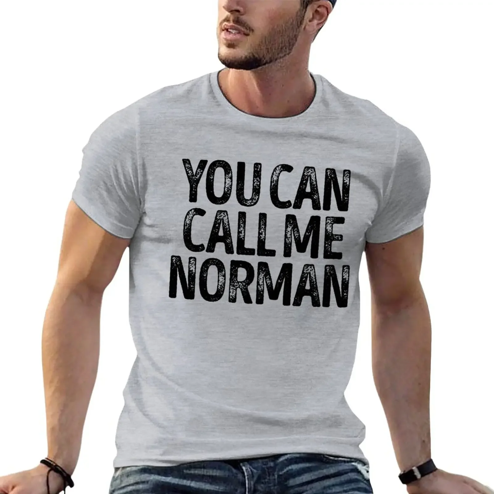 

You Can Call Me Norman - Cool Custom Birthday Names T-Shirt summer tops oversized Men's t-shirts