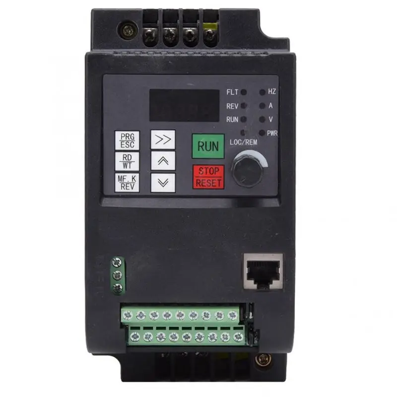 AT63-110V To 220V 0.75KW Frequency Converter VFD Motor Variable Speed Power Controller Single Phase Input Three Phase Output