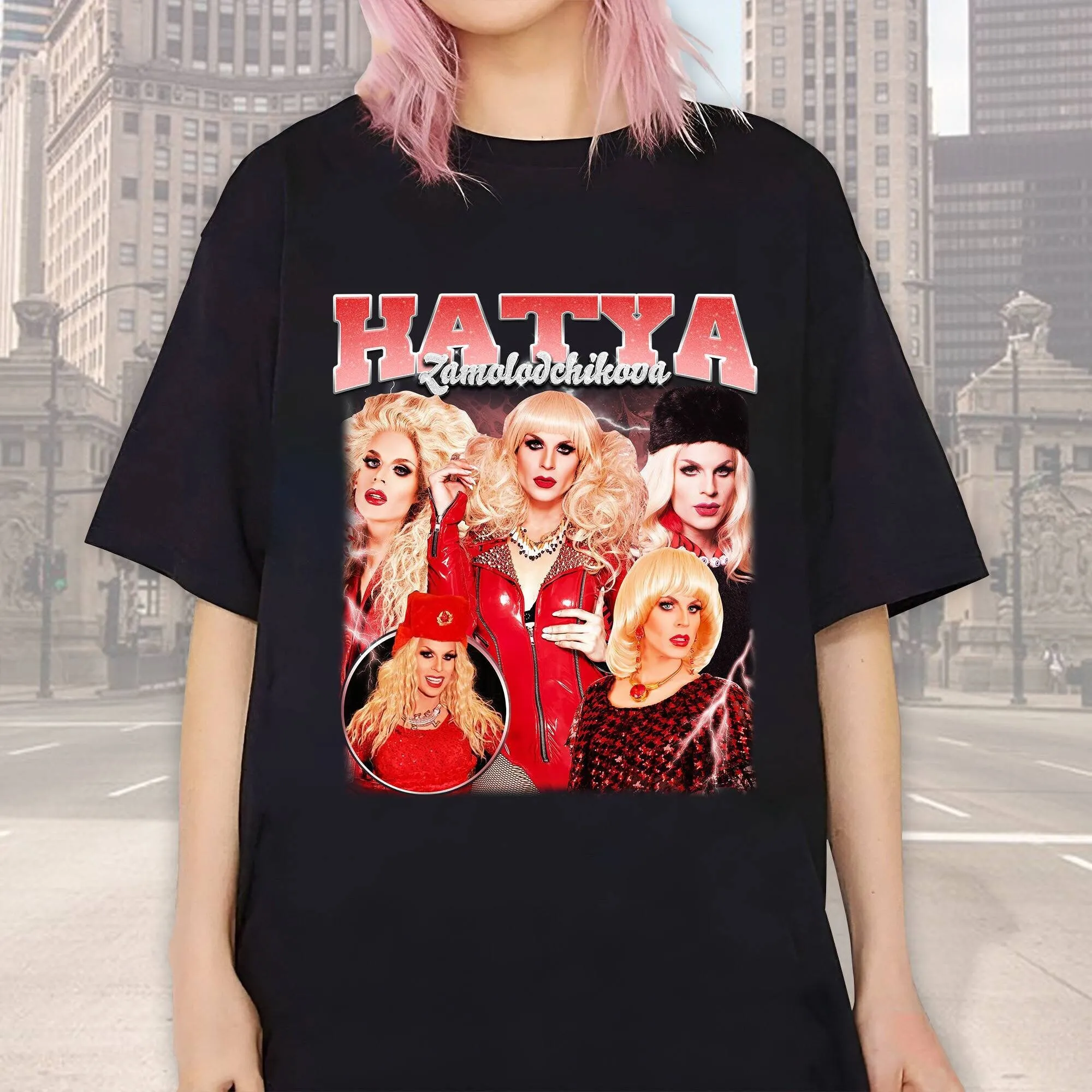 Футболка Retro Trixie Mattel Homage Katya Zamolodchikova And Drag Queen