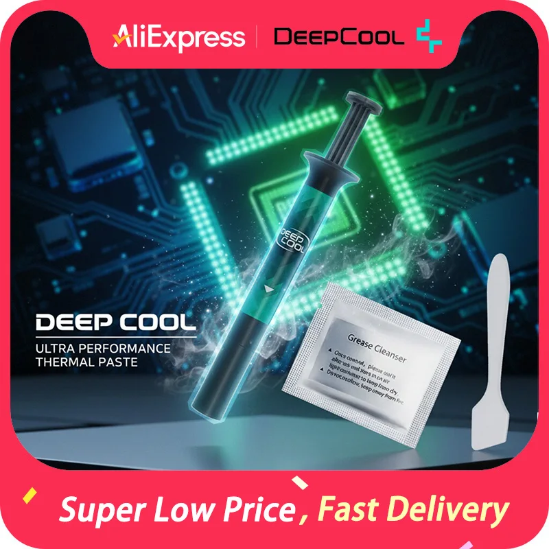 

DEEPCOOL Z4 Ultra Performance Thermal Grease Non conductive Nano Material with Scraper And Grease Cleanser For PC GPU CPU Cool