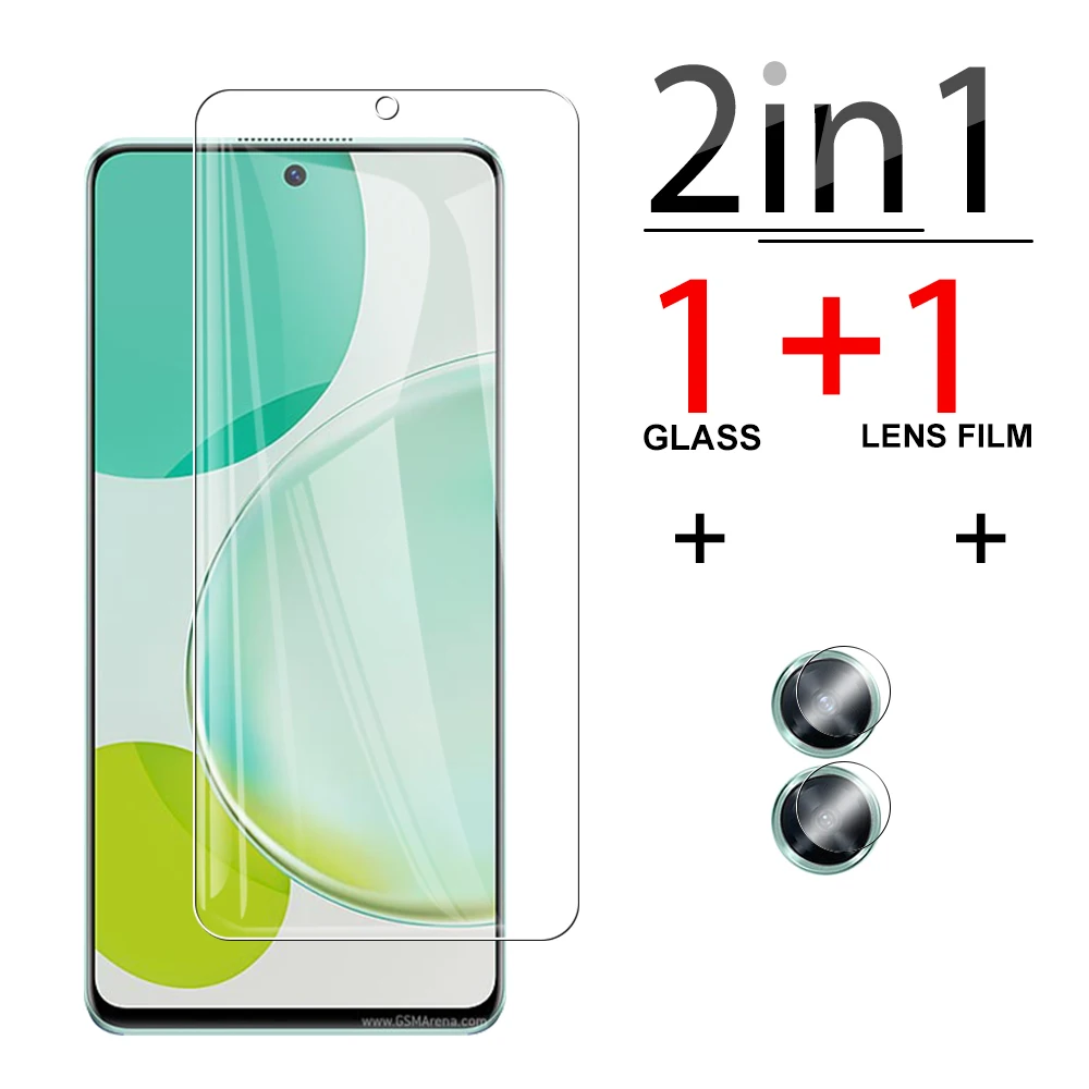 2in1 For Huawei nova 11 11i 10 9 SE 8i 7 Y91 Y90 Y71 Y70 Enjoy 60X 50Z 50 Lens Screen Protector Y6P P40 Mate 60 protective glass